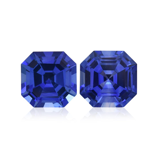 1.32 Carat Blue SRI LANKAN Sq. Emerald Sapphire