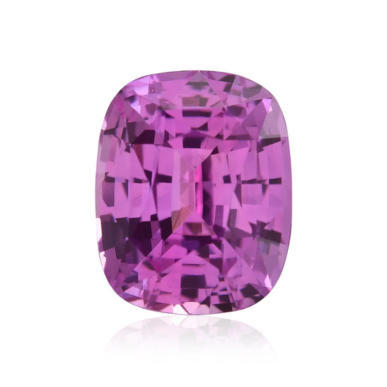 1.58 Carat Pink MADAGASCAR Cushion Sapphire
