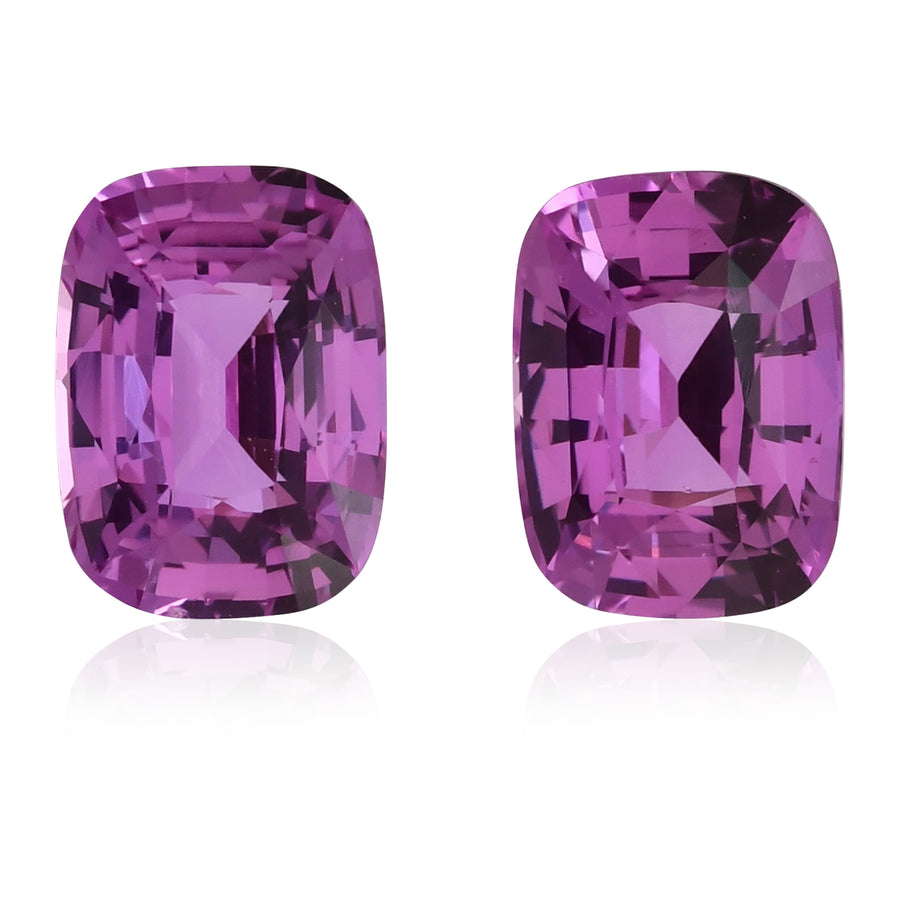 2.15 Karat Pink MADAGASKAR Kissen-Saphir