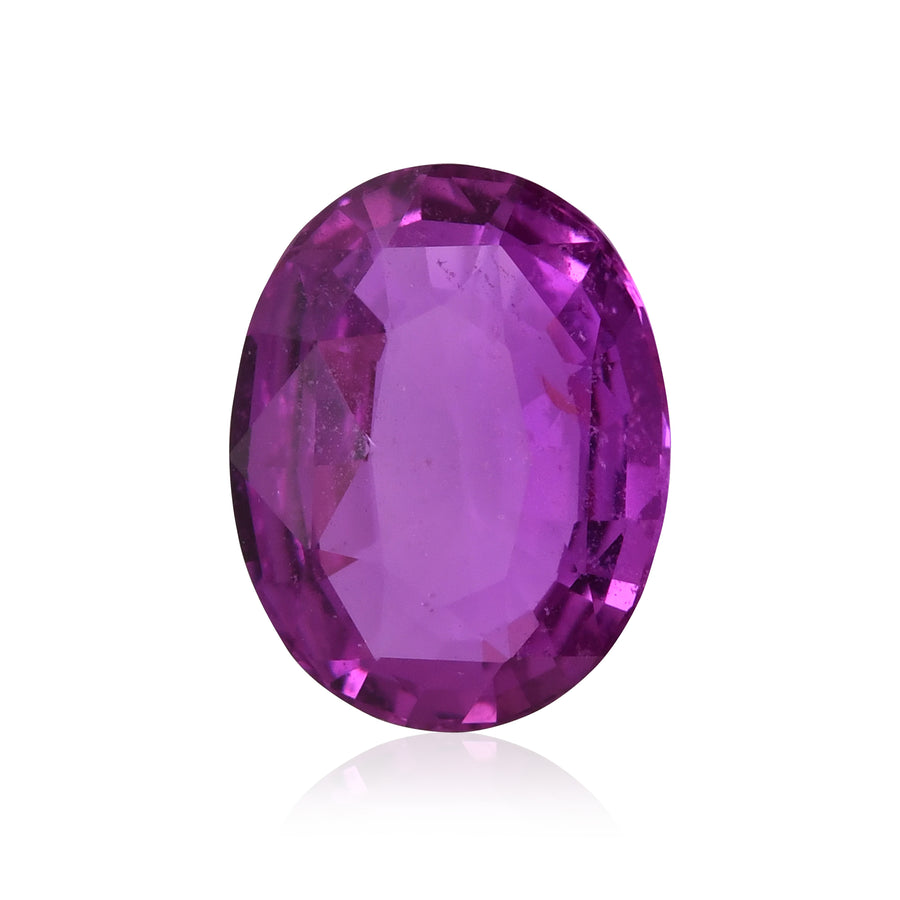 8.05 Carat Pink  Oval Sapphire GIA