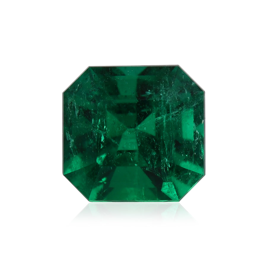 3.44 Carat Green COLOMBIAN Emerald Emerald GUBELIN