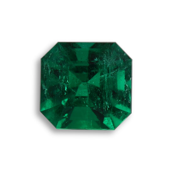 3,44 Karat Grüner KOLUMBIANISCHER Smaragd Smaragd GUBELIN