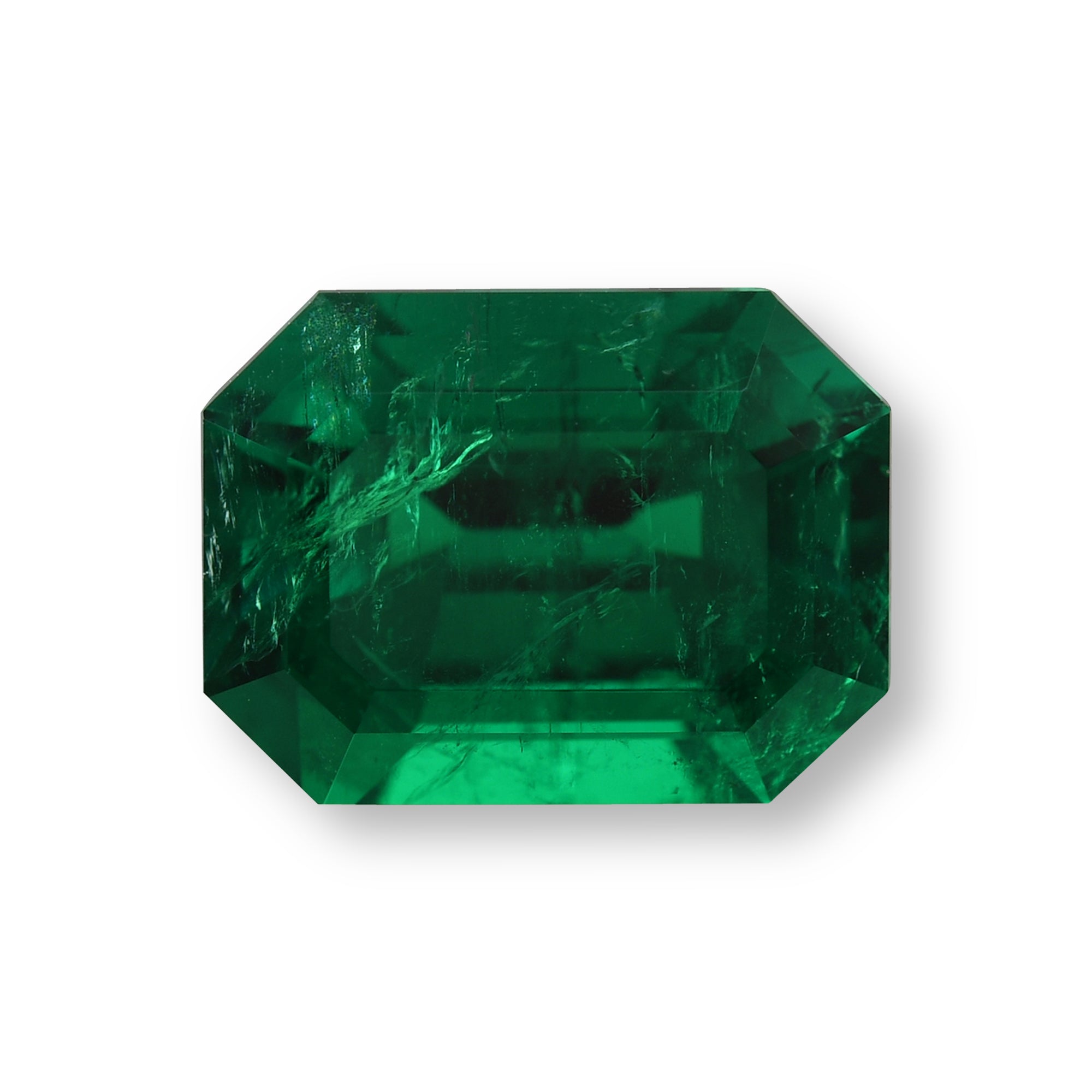 4.08 Carat Green COLOMBIAN Emerald Emerald CD | LEIBISH