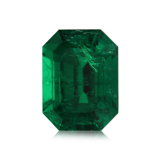 4.08 Carat Green COLOMBIAN Emerald Emerald CD
