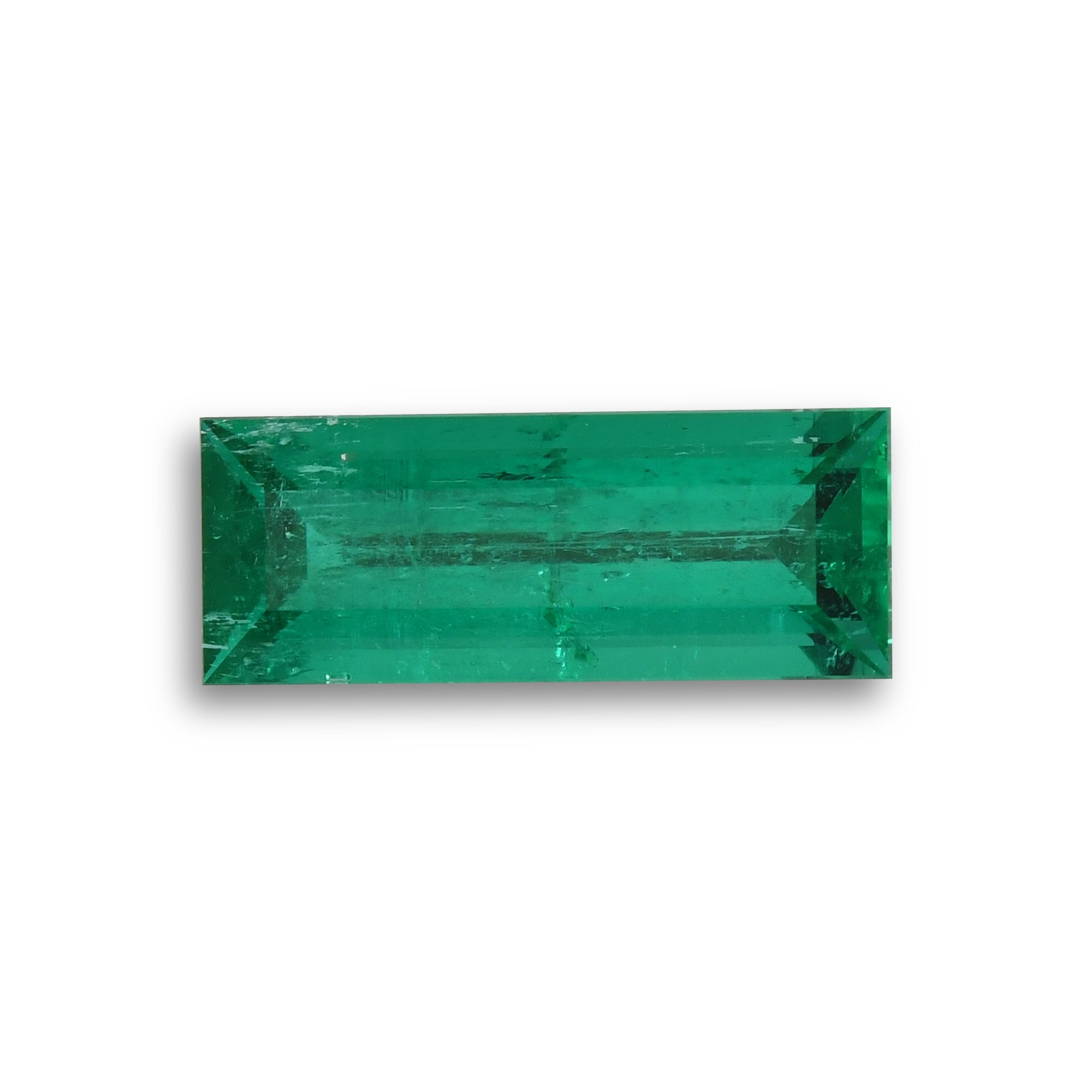 1.11 Carat Green COLOMBIAN Baguette Muzo Emerald CD | LEIBISH