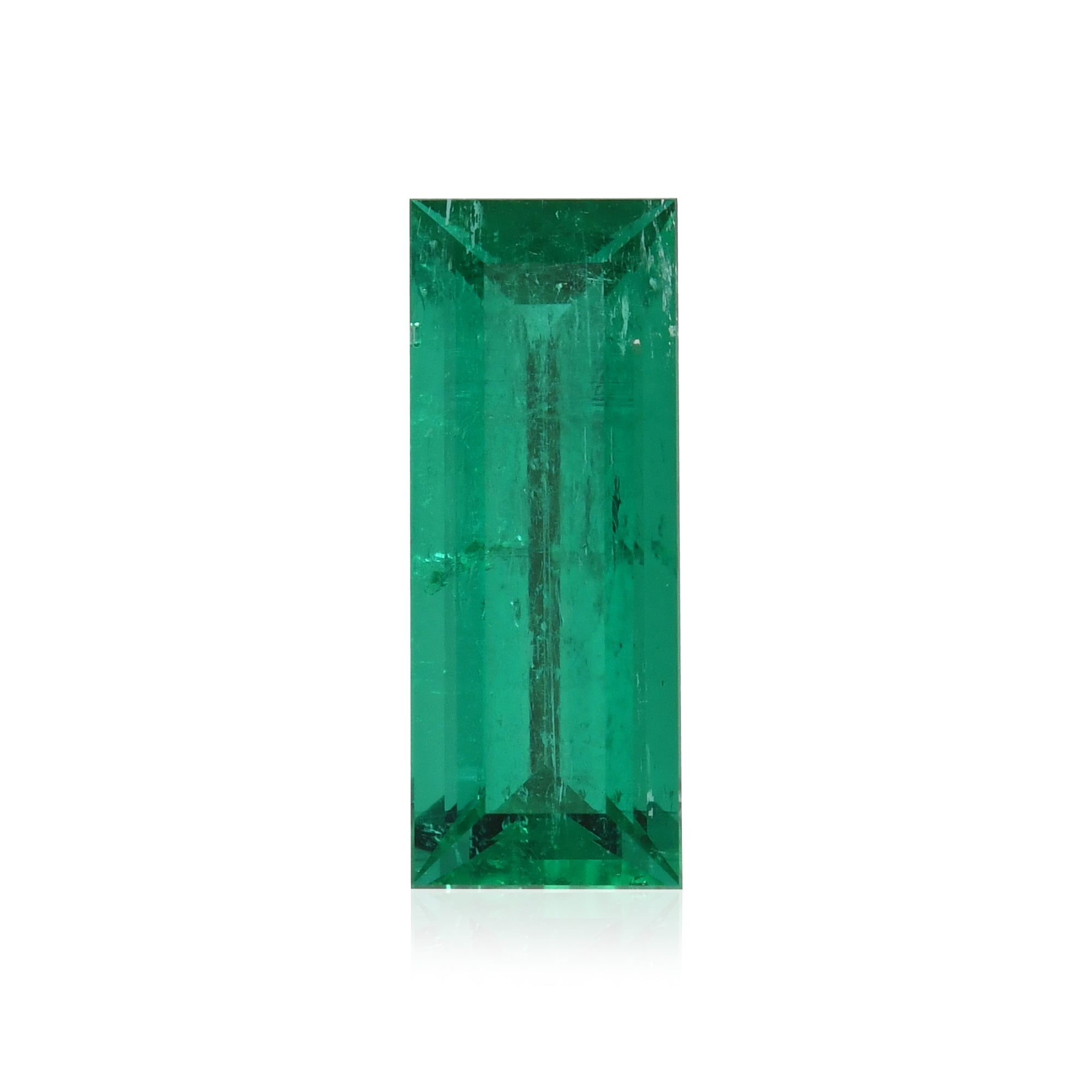 1.11 Carat Green COLOMBIAN Baguette Muzo Emerald CD | LEIBISH