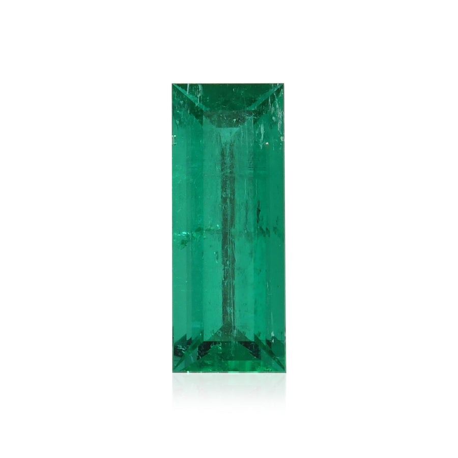 1.11 Carat Green COLOMBIAN Baguette Emerald MUZO & CD