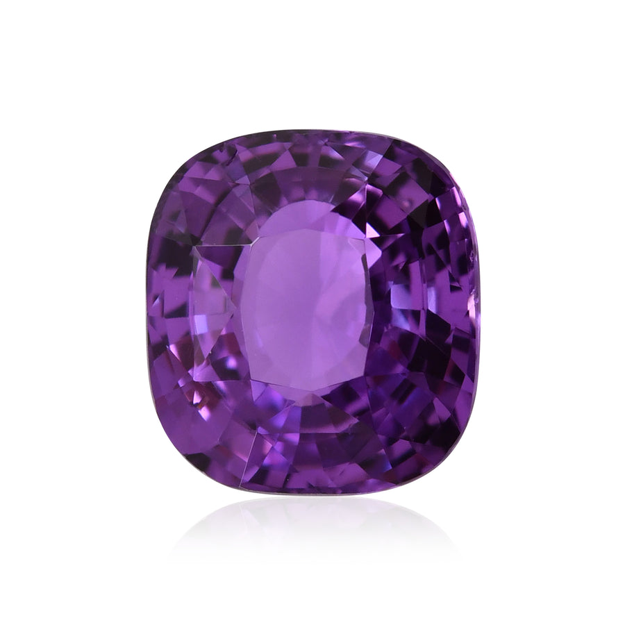 3.04 Carat Purple MADAGASCAR Cushion Sapphire CD
