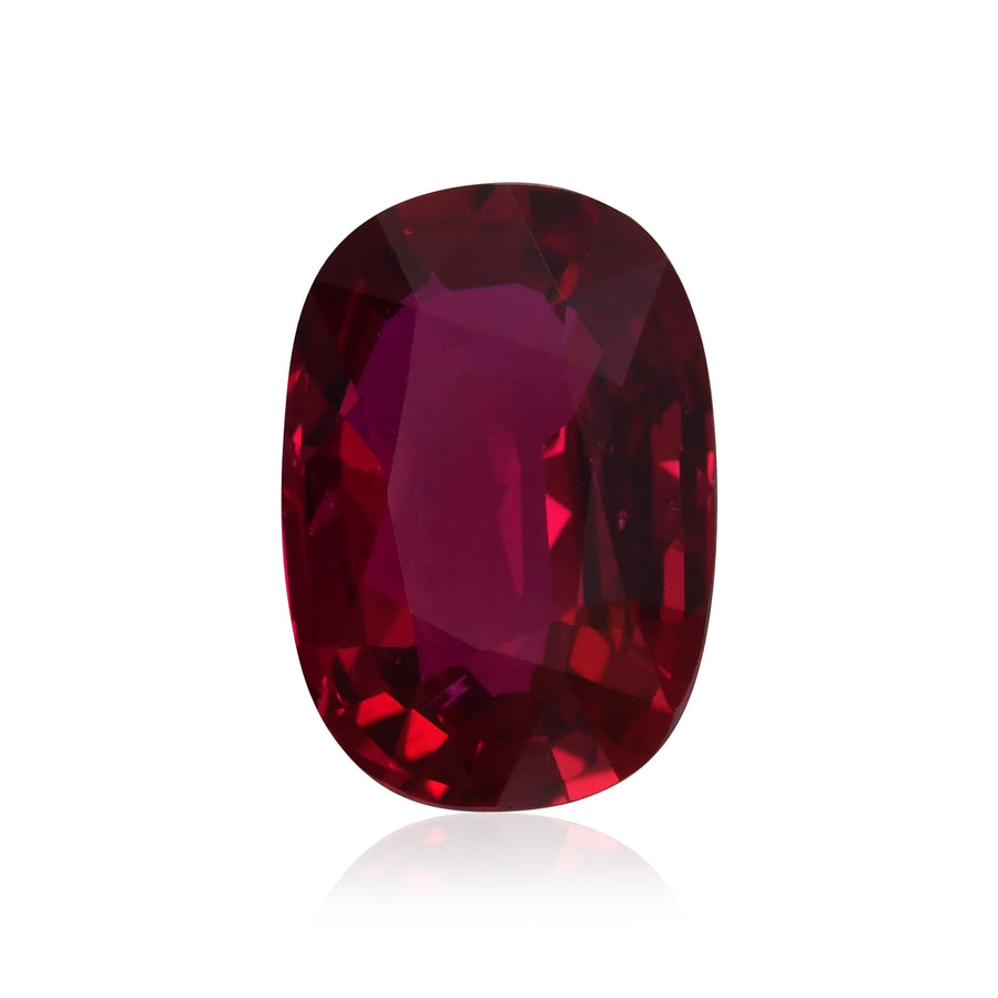 2.22 Carat Red MOZAMBICAN Cushion Ruby CD
