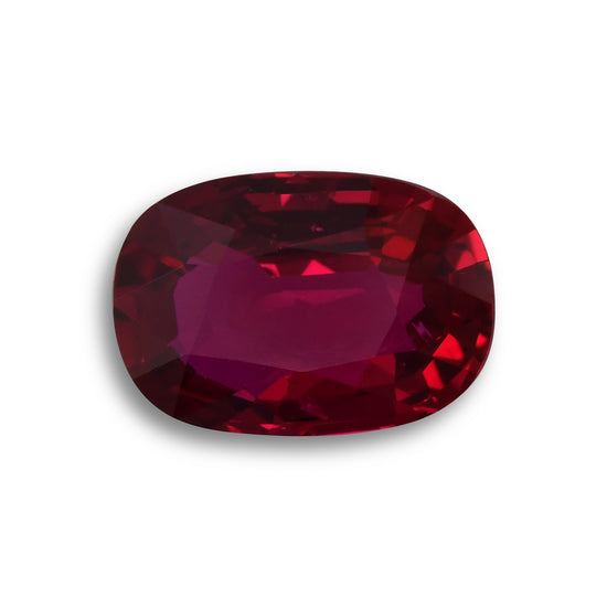 2,22 Karat Roter Mosambik-Kissenrubin CD unbehandelt