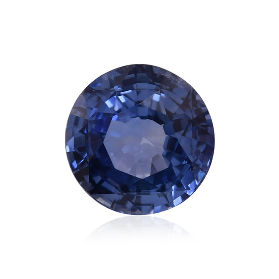 5.14 Carat Blue  Round Sapphire GIA