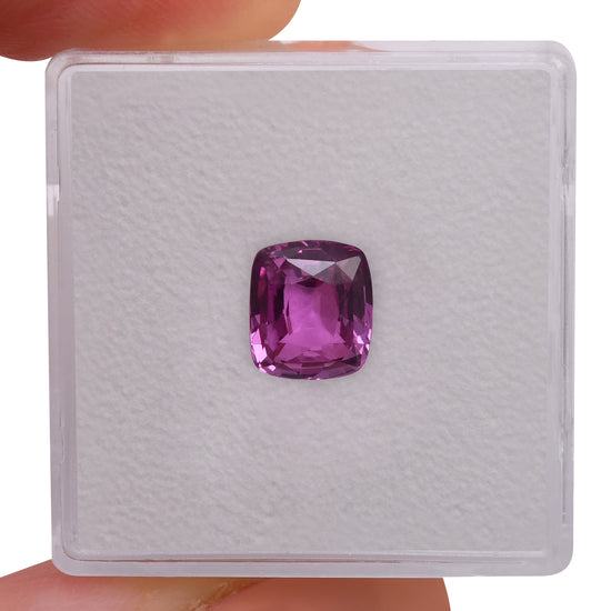 2.07 Carat Pink MADAGASCAR Cushion Sapphire