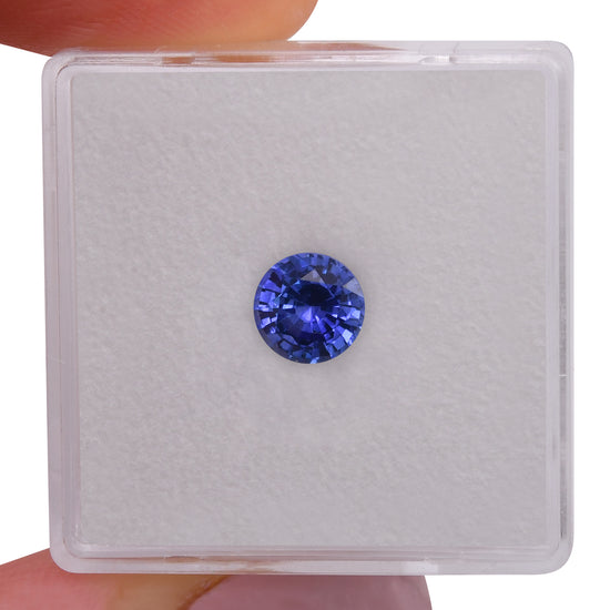 1.02 Carat Blue SRI LANKAN Round Sapphire