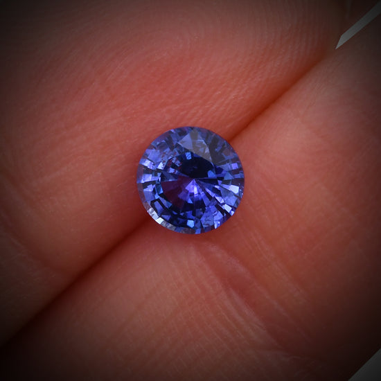 1.02 Carat Blue SRI LANKAN Round Sapphire