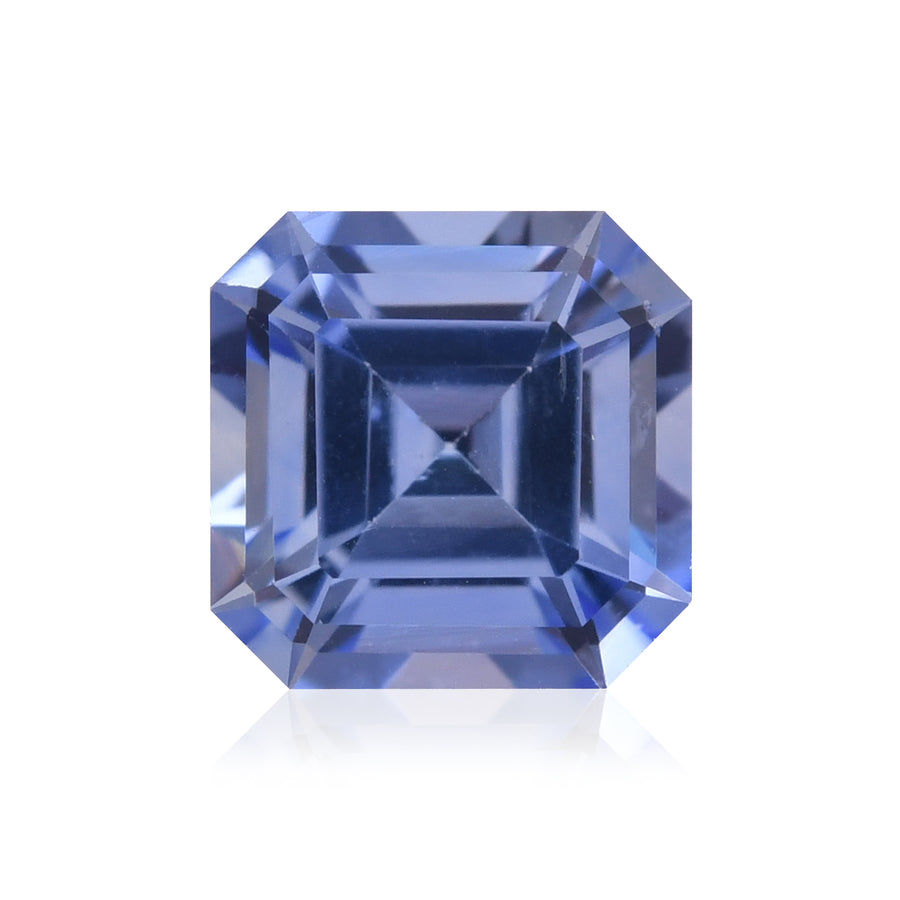 1.34 Carat Blue SRI LANKAN Sq. Emerald Sapphire