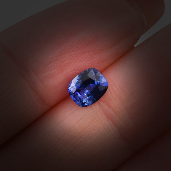 1.14 Carat Blue SRI LANKAN Cushion Sapphire