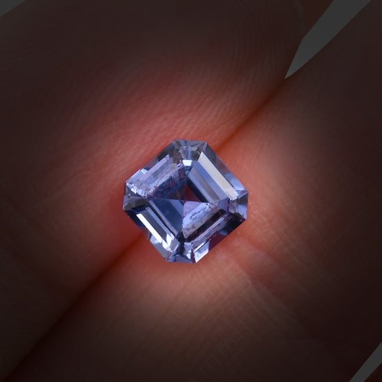1.44 Carat Blue SRI LANKAN Sq. Emerald Sapphire