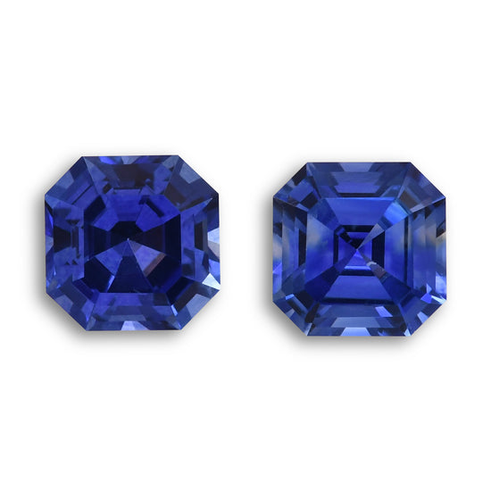 1.56 Carat Blue SRI LANKAN Sq. Emerald Sapphire