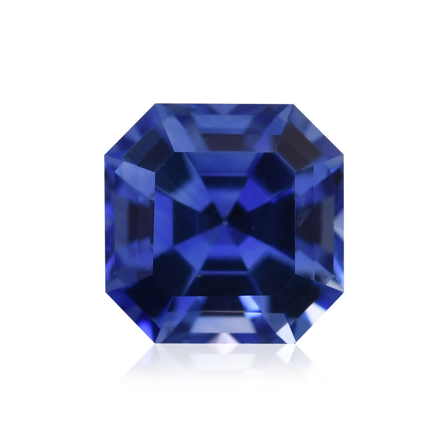 0.82 Carat Blue SRI LANKAN Sq. Emerald Sapphire