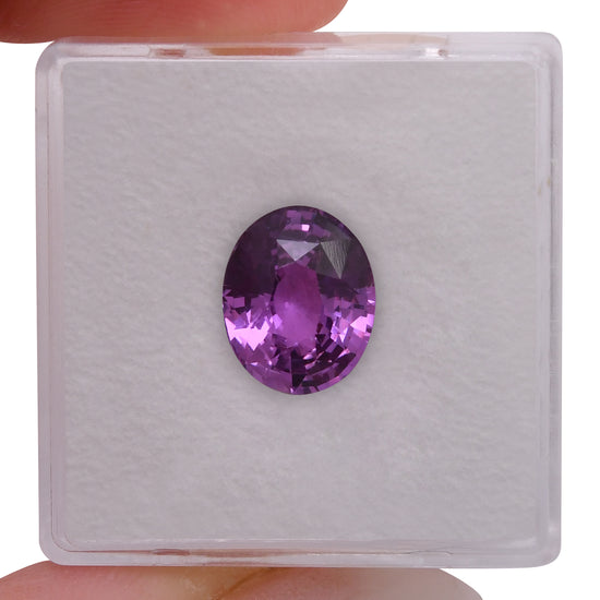 3.52 Carat Pink MADAGASCAR Oval Sapphire CD