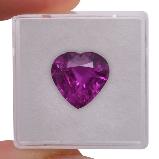 6.58 Carat Pink MADAGASCAR Heart Sapphire CD