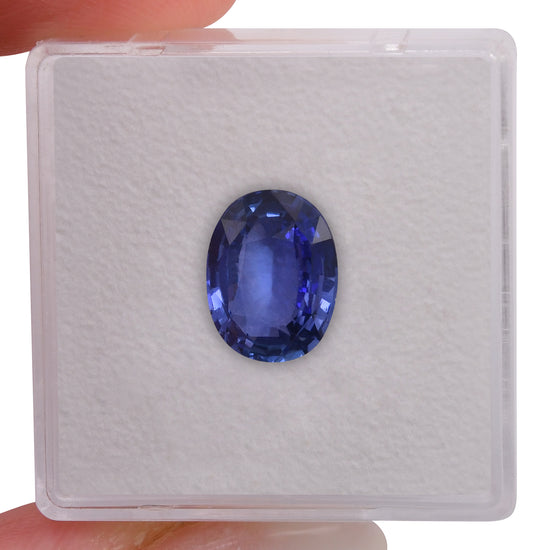 2.76 Carat Blue SRI LANKAN Oval Sapphire CD