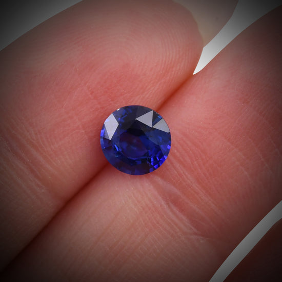 1.39 Carat Blue SRI LANKAN Round Sapphire