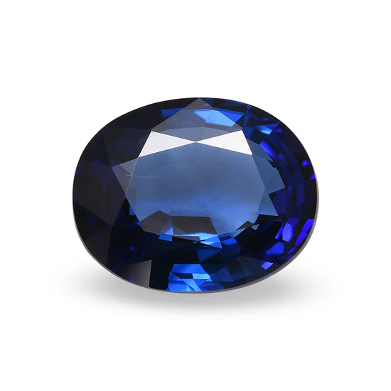 6.58 Carat Blue SRI LANKAN Oval Sapphire GRS