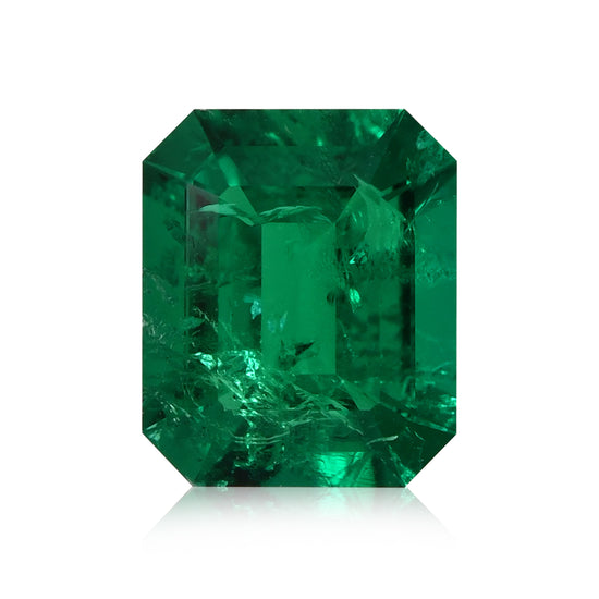 Smeraldo COLOMBIANO verde da 1,19 carati Smeraldo Muzo CD