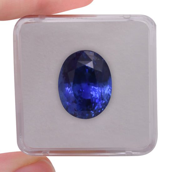 27.12 Carat Blue SRI LANKAN Oval Sapphire AGL
