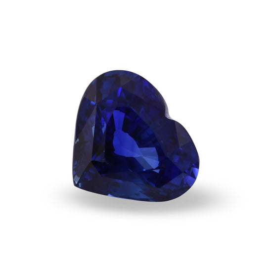 8.11 Carat Blue SRI LANKAN Heart Sapphire AGL