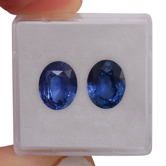 6.04 Carat Blue SRI LANKAN Oval Sapphire CD