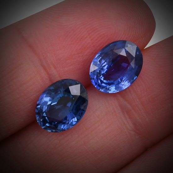 6.04 Carat Blue SRI LANKAN Oval Sapphire CD