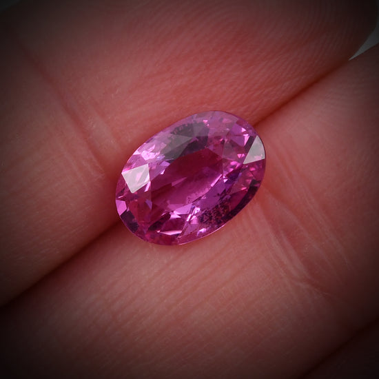 3.04 Carat Pink MADAGASCAR Oval Sapphire GRS