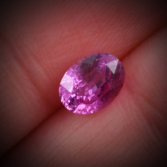1.56 Carat Pink MADAGASCAR Oval Sapphire