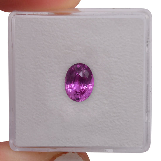 1.56 Carat Pink MADAGASCAR Oval Sapphire