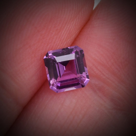 1.13 Carat Pink MADAGASCAR Sq. Emerald Sapphire
