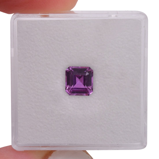 1.13 Carat Pink MADAGASCAR Sq. Emerald Sapphire