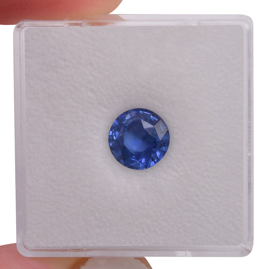2.06 Carat Blue SRI LANKAN Round Sapphire CD