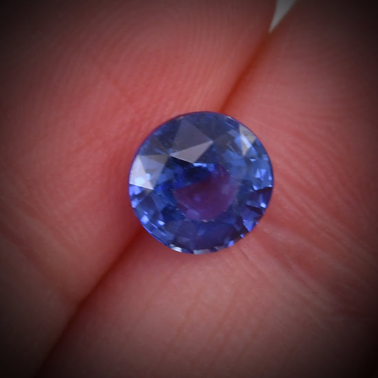 2.06 Carat Blue SRI LANKAN Round Sapphire CD