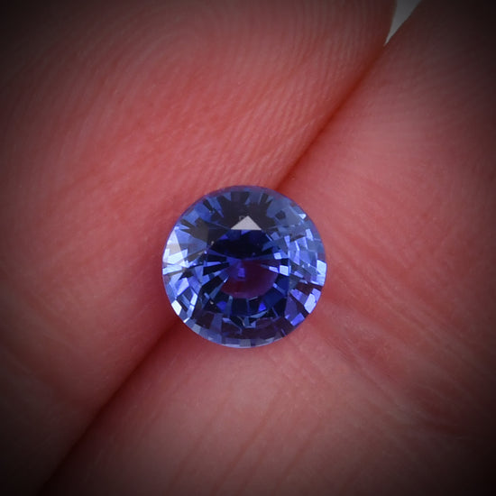 1.07 Carat Blue SRI LANKAN Round Sapphire