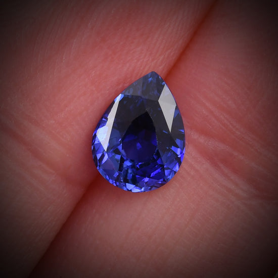 2.03 Carat Blue SRI LANKAN Pear Sapphire