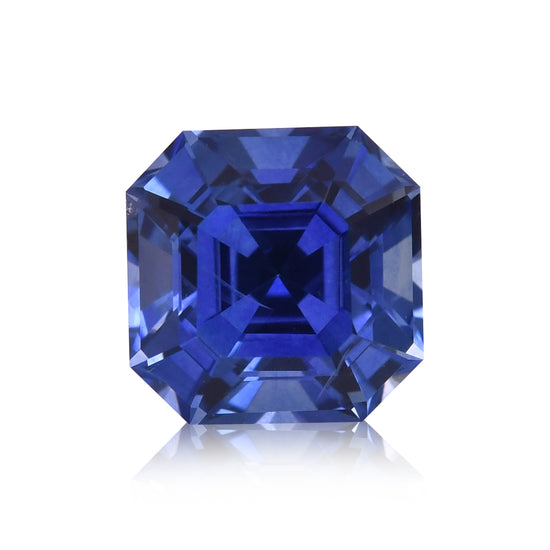 2.19 Carat Blue SRI LANKAN Sq. Emerald Sapphire