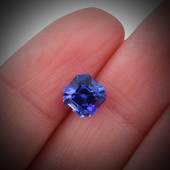 2.19 Carat Blue SRI LANKAN Sq. Emerald Sapphire