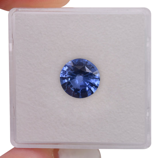 2.02 Carat Blue SRI LANKAN Round Sapphire