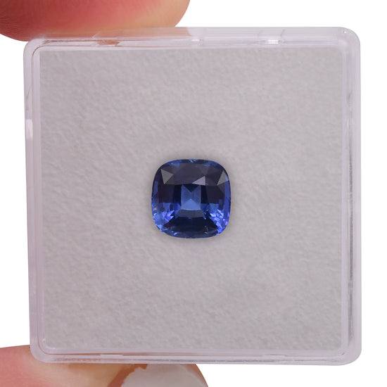 1.96 Carat Blue SRI LANKAN Cushion Sapphire