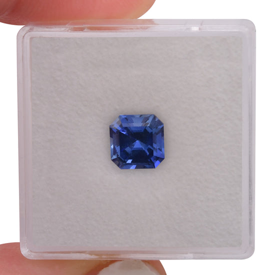 1.93 Carat Blue SRI LANKAN Sq. Emerald Sapphire