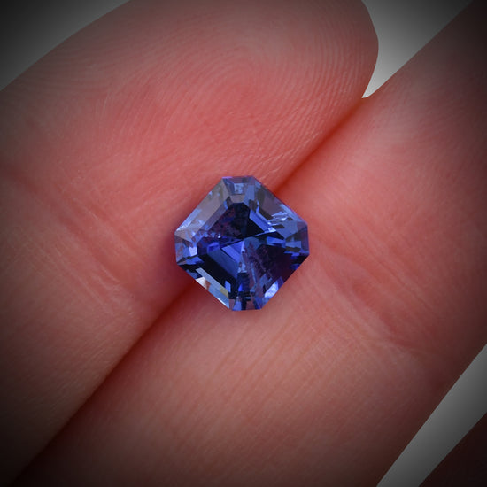 1.93 Carat Blue SRI LANKAN Sq. Emerald Sapphire