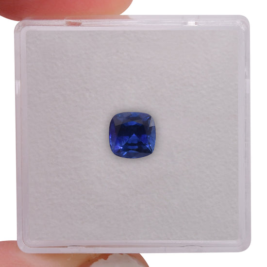 1.21 Carat Blue SRI LANKAN Cushion Sapphire