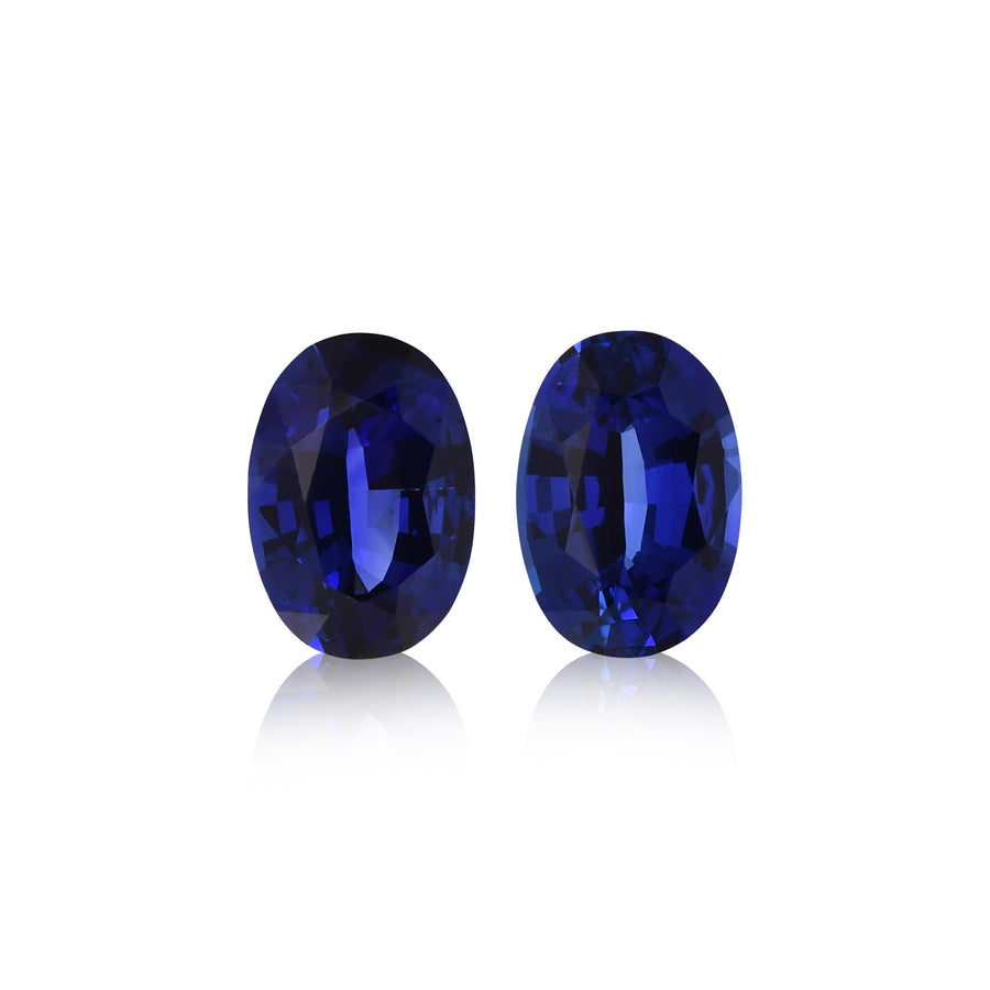 1,52 Karat Blauer SRI LANKAN Oval-Saphir